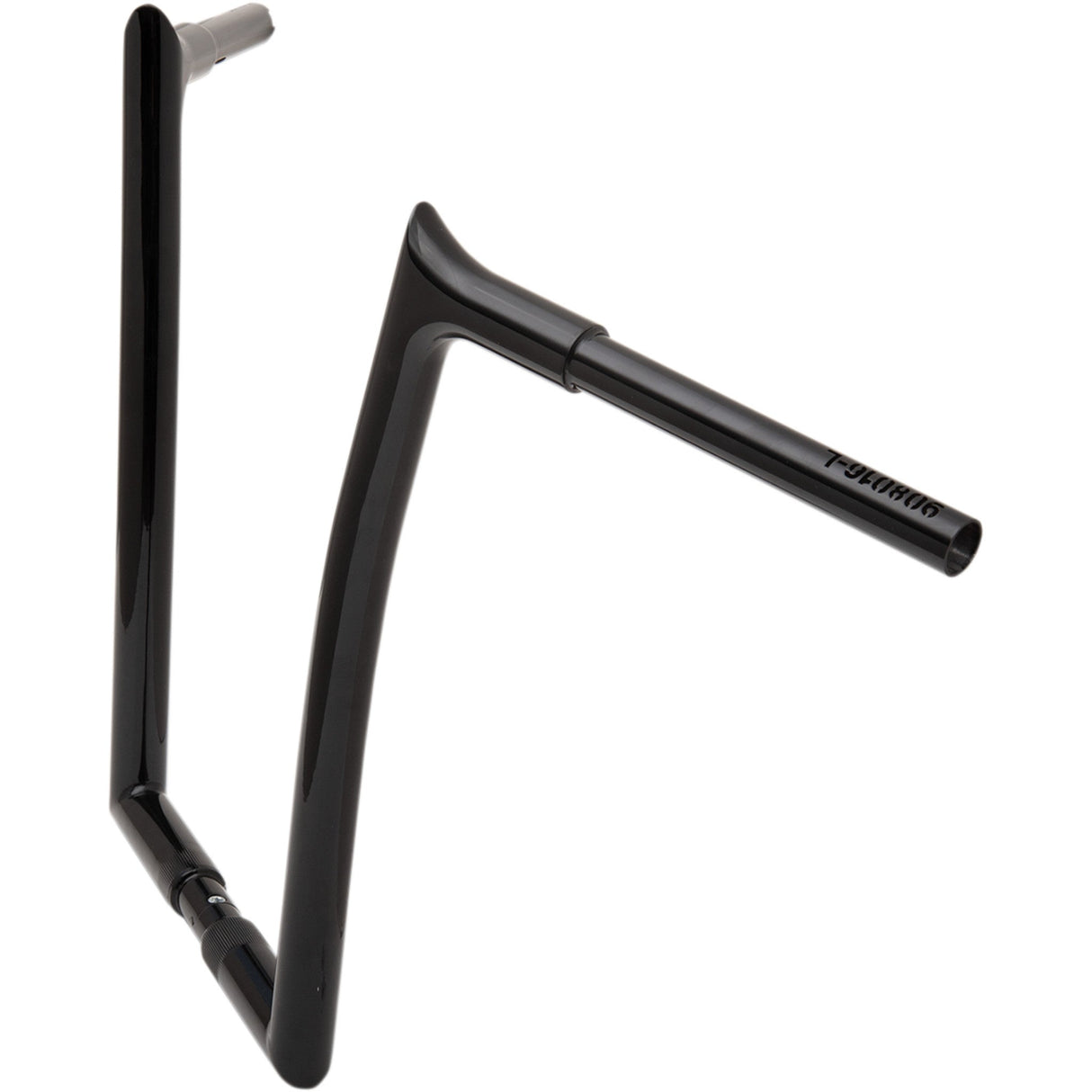 FAT Baggers INC. 1-1/4" EZ Install Pointed Top Handlebar 16" Black - 908016-B For Harley Motorcycles 2007-2025