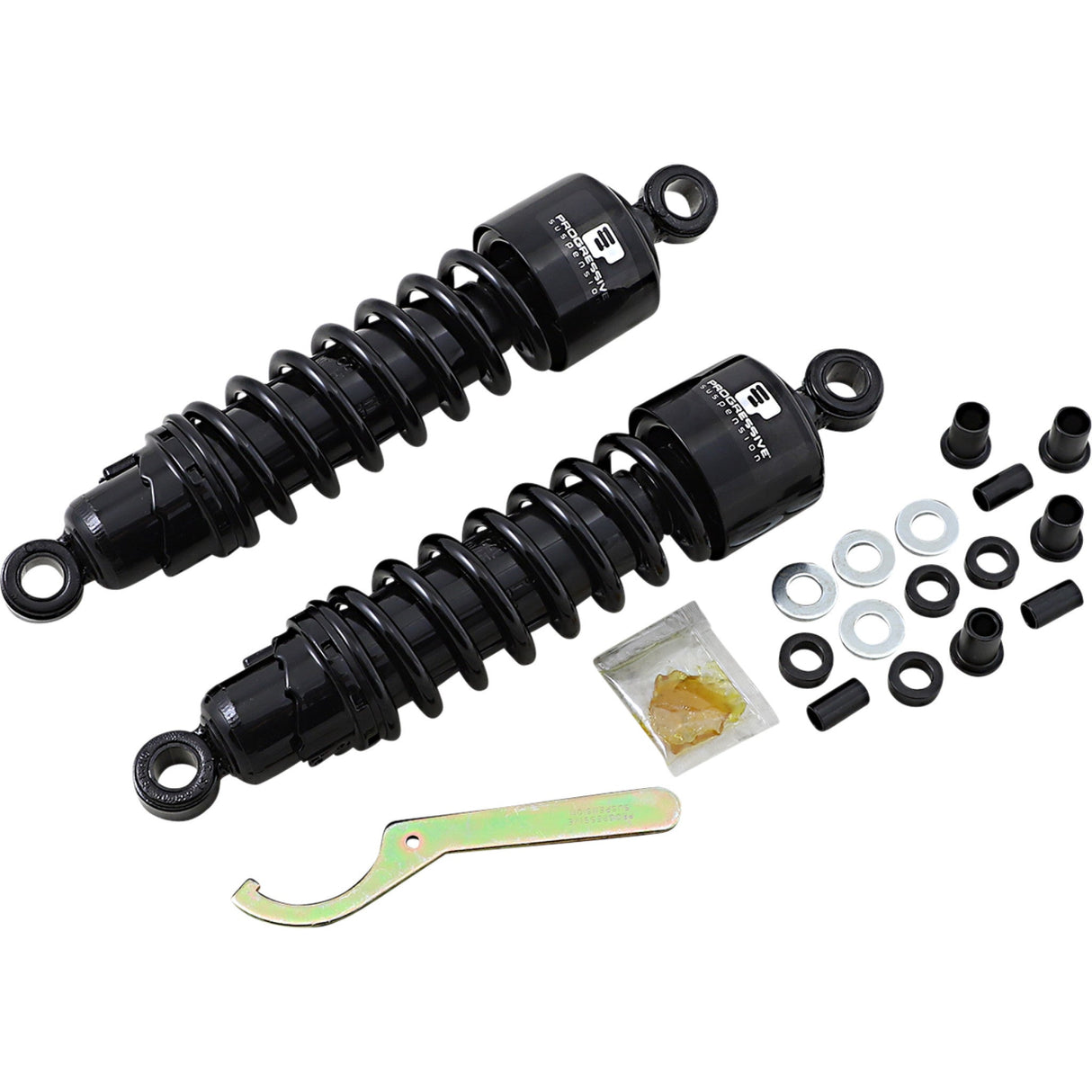 Progressive Suspension 412 Series Without Covers Shock Absorber - 412-4079B For Harley Motorcycles 2006-2026
