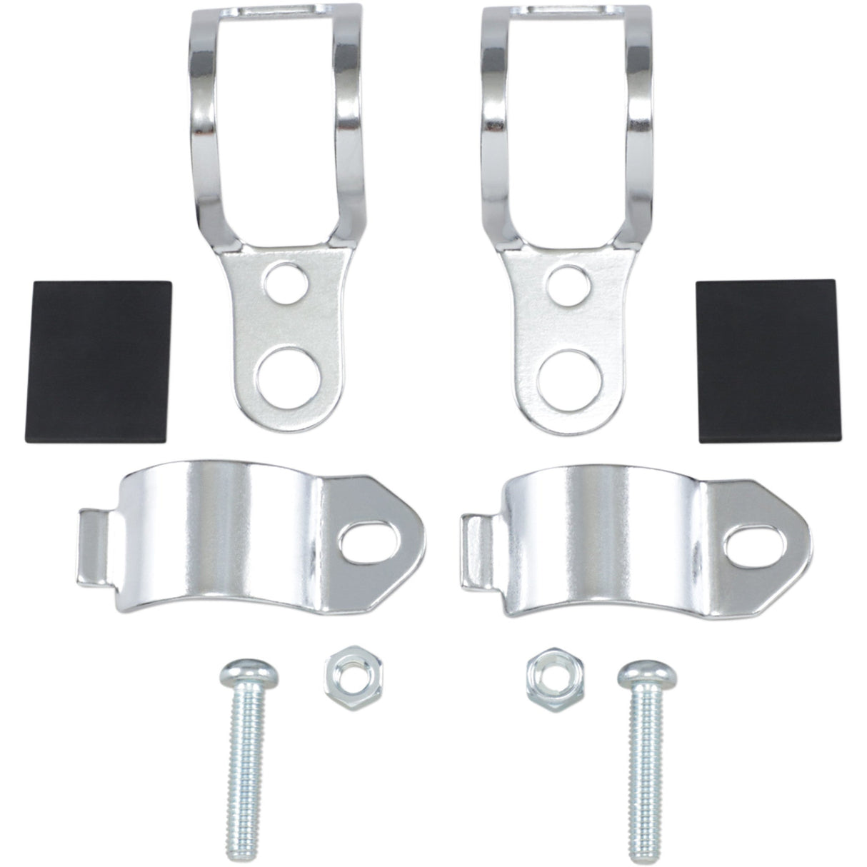 DRAG SPECIALTIES DS-285052 Universal Fork-Mount Marker Light Brackets Fork-Mount Marker Lite Brackets