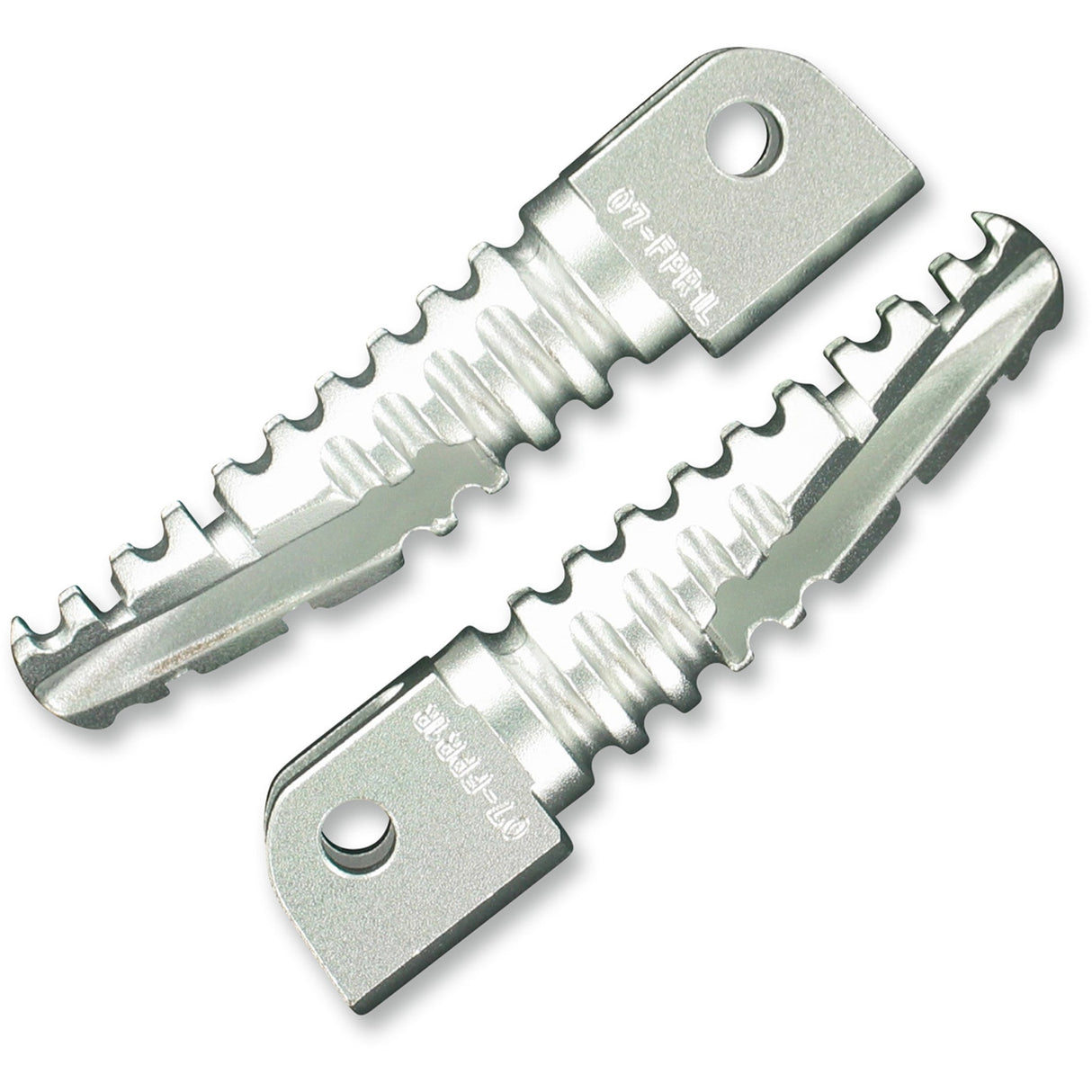 PSR 1620-0993 07-01200-21 SBK Pegs for OEM Footrests Footpegs - Silver