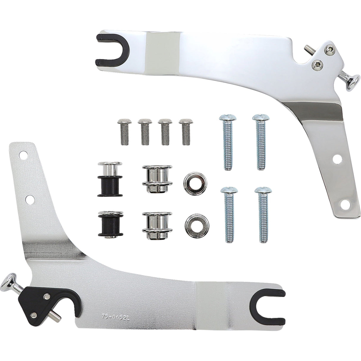 Cobra Detachable Backrest Kit 14" Chrome Softail - 602-2006 For Harley Softail 2018-2019