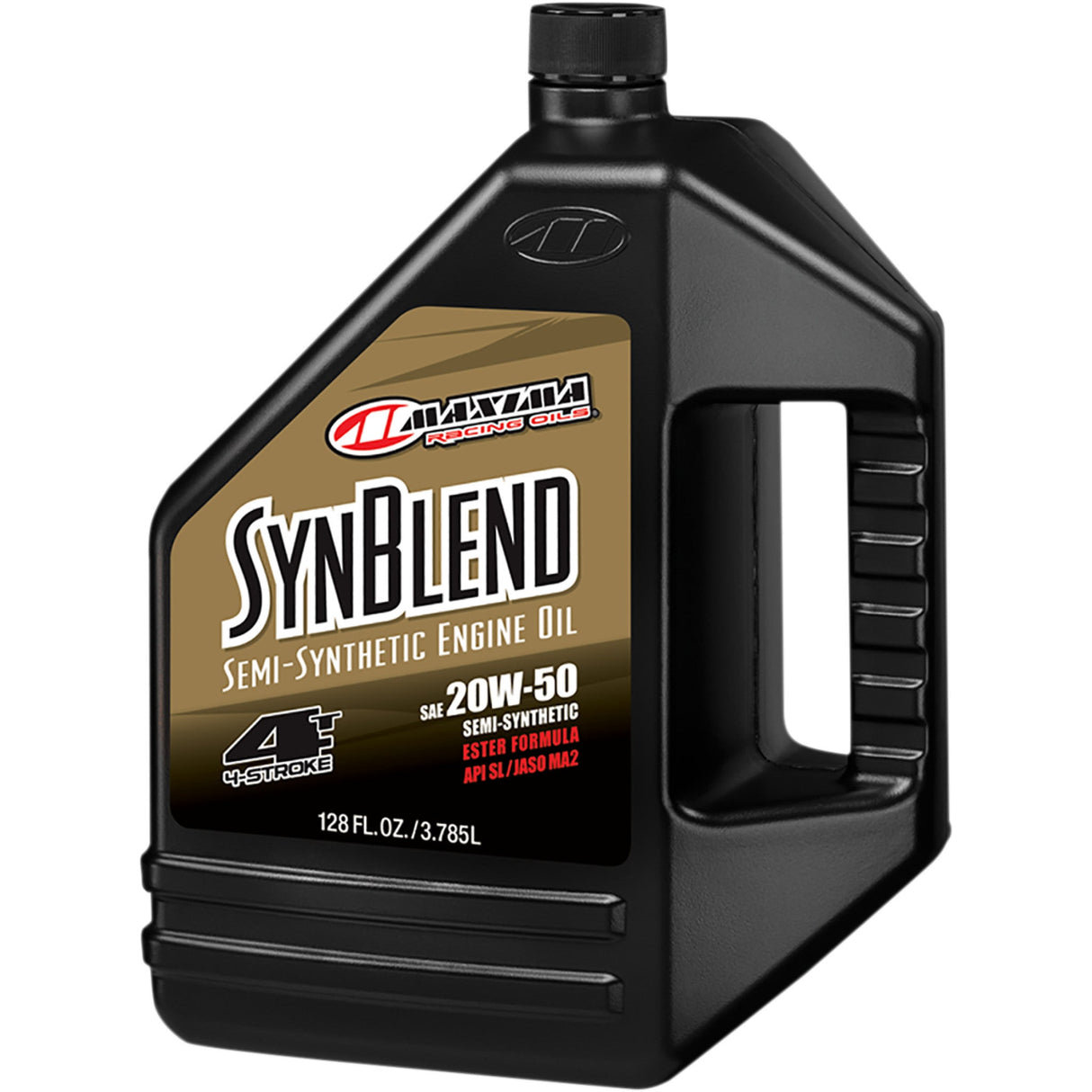 MAXIMA RACING OIL 359128B 359128B SynBlend Semi-Synthetic 4T Engine Oil SynBlend Semi-Synthetic Oil - 20W-50 - 1 U.S. gal.