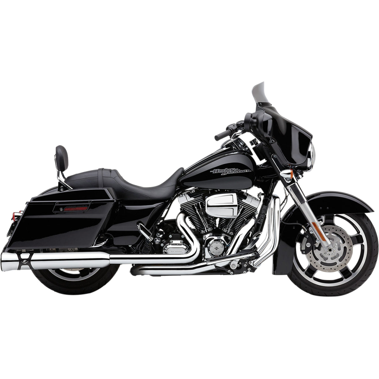 Cobra Race-Pro Slip-On Mufflers Chrome - 6218 For Harley Touring 1995-2016
