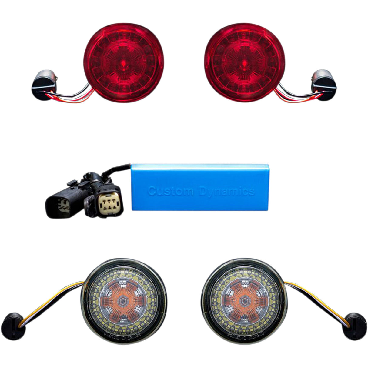 CUSTOM DYNAMICS 2020-1575 PB-SS-KIT1 ProBEAM® Front and Rear Turn Signal Conversion Kit