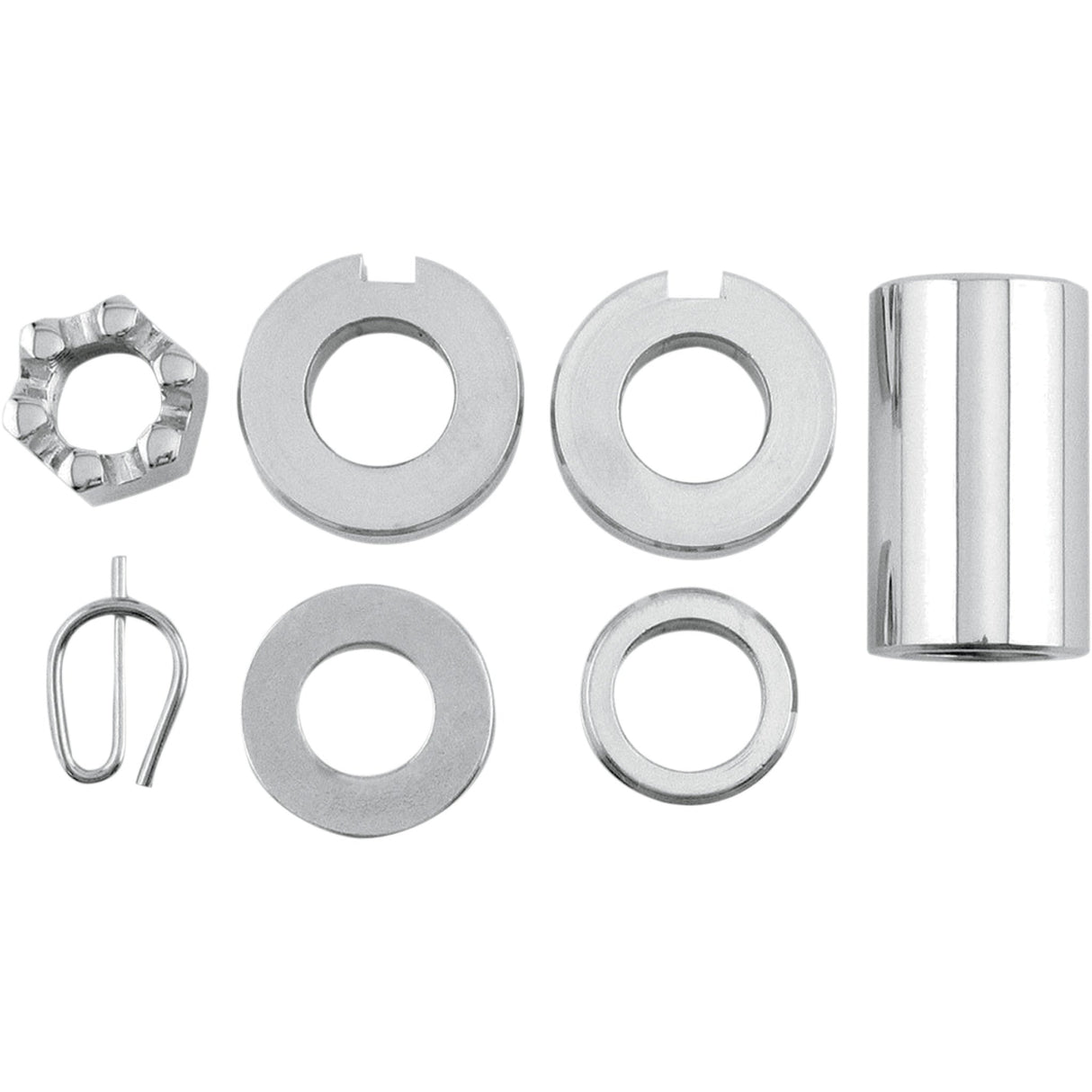 Colony Axle Spacer Nut Kit Rear - 2026-5 For Harley Softail / 15th Anniversary 2000-2006