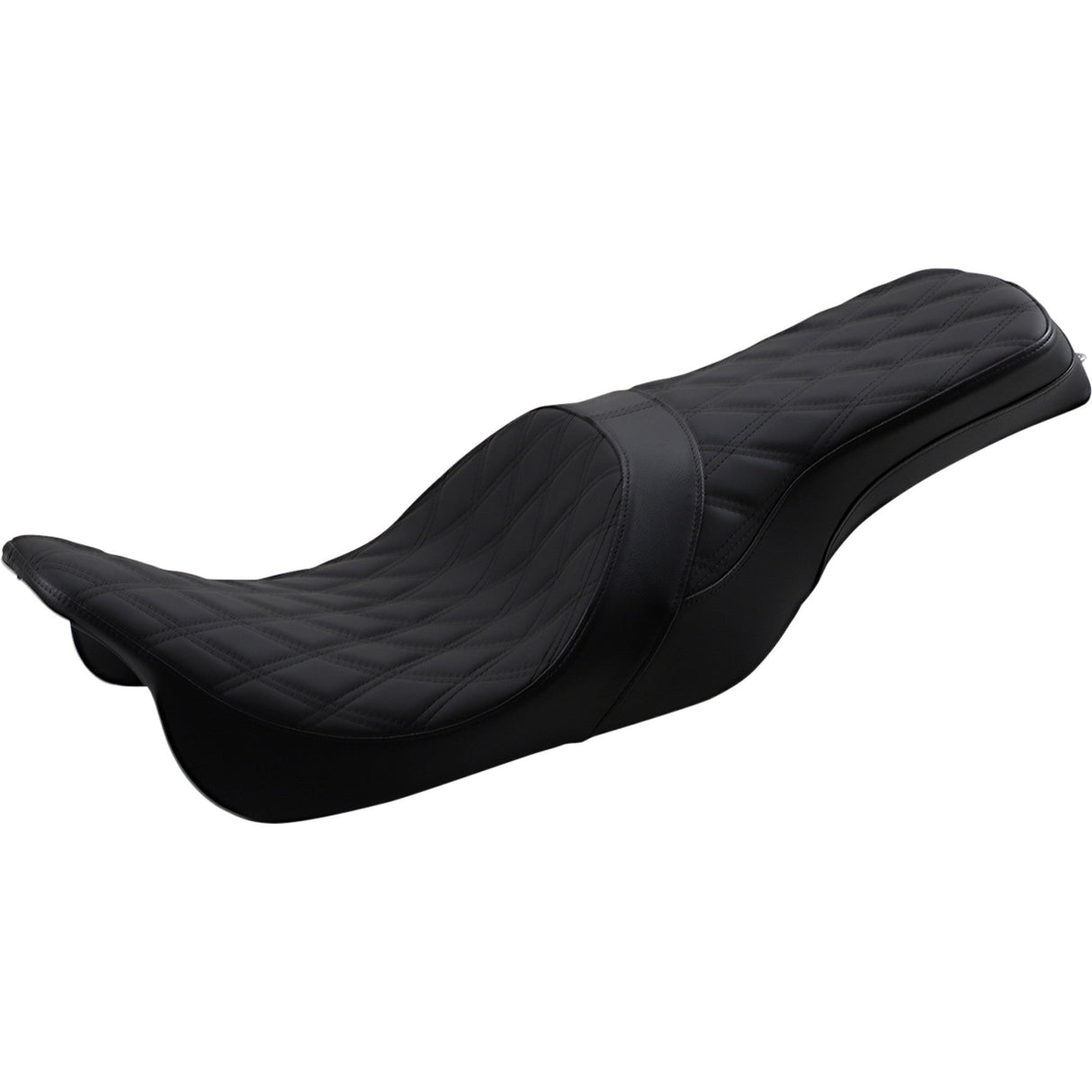 DRAG SPECIALTIES Forward Positioned Predator Seat 2-Up - FL '08-'23