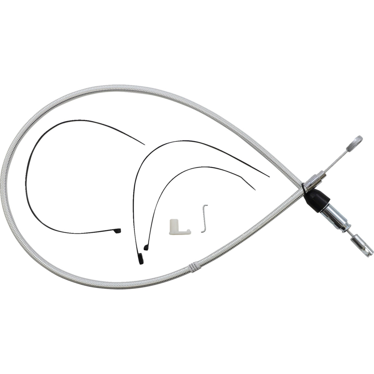 Magnum Shielding Sterling Chromite II® Quick Connect Upper Clutch Cable 40" - 32346HE For Harley Motorcycles 2018-2024