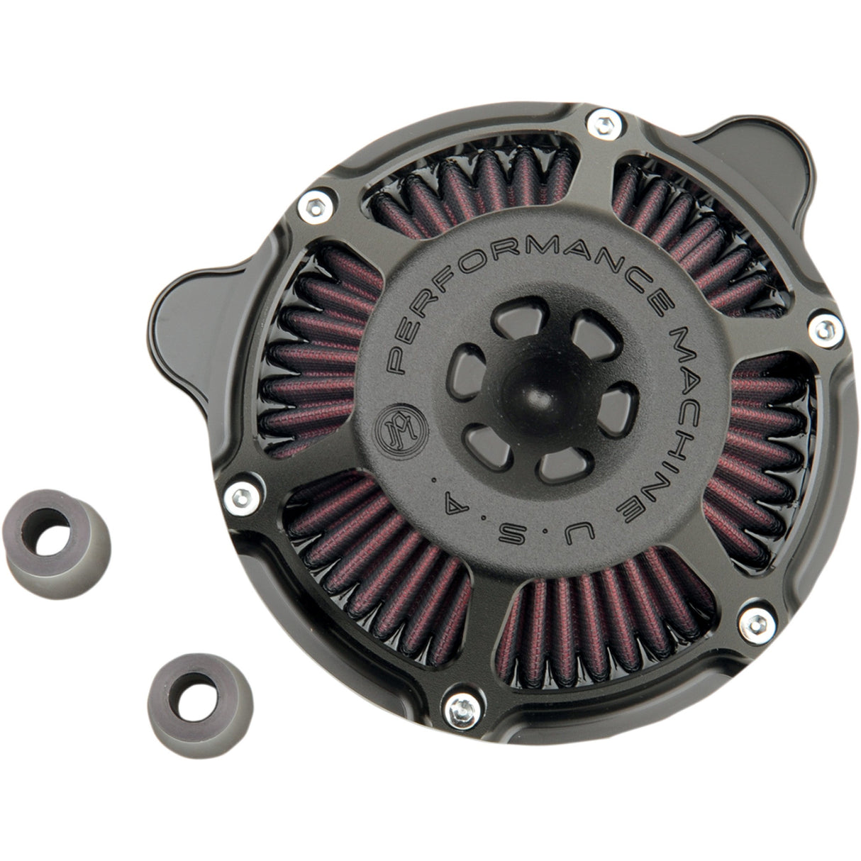 Performance Machine Max HP Air Cleaner - 0206-2078-SMB For Harley Motorcycles 1993-2017
