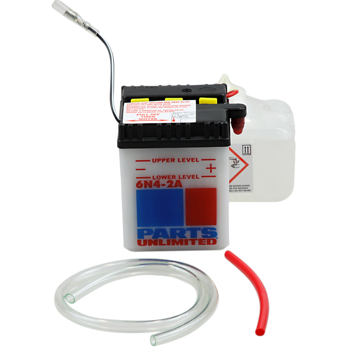 PARTS UNLIMITED 2113-0118 Conventional Battery Kit Battery - 6N4-2A