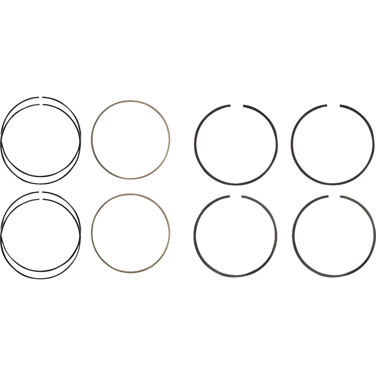 Hastings Piston Ring Set - 2C5232 For Harley Motorcycles 2017-2024