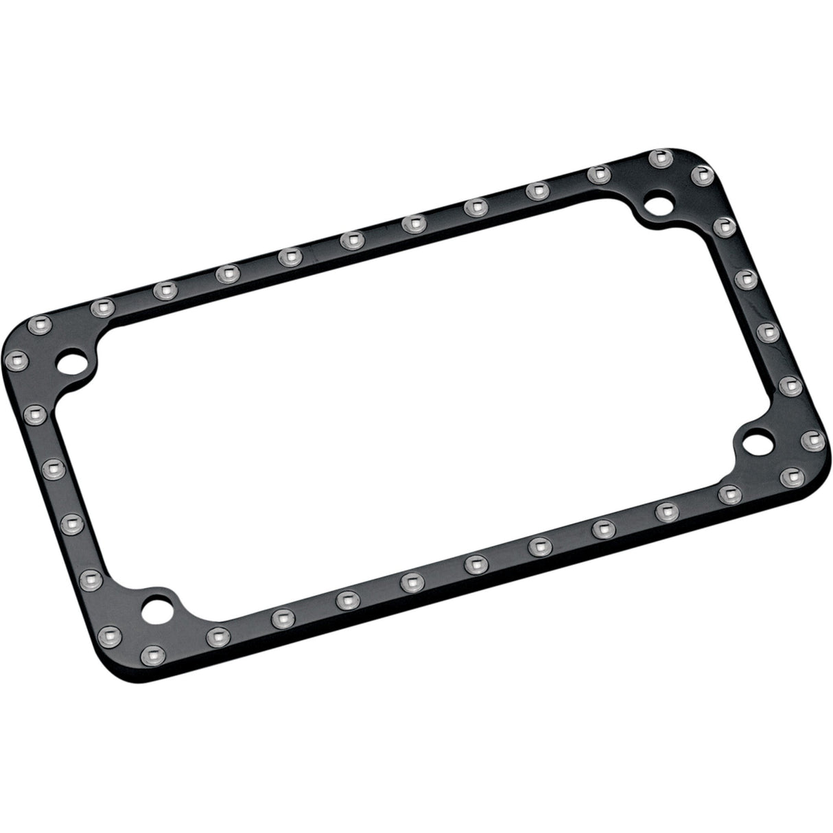 COVINGTONS 2030-0240 C1265-B License Plate Frame - License Plate Machined Diamond-Edge - Black
