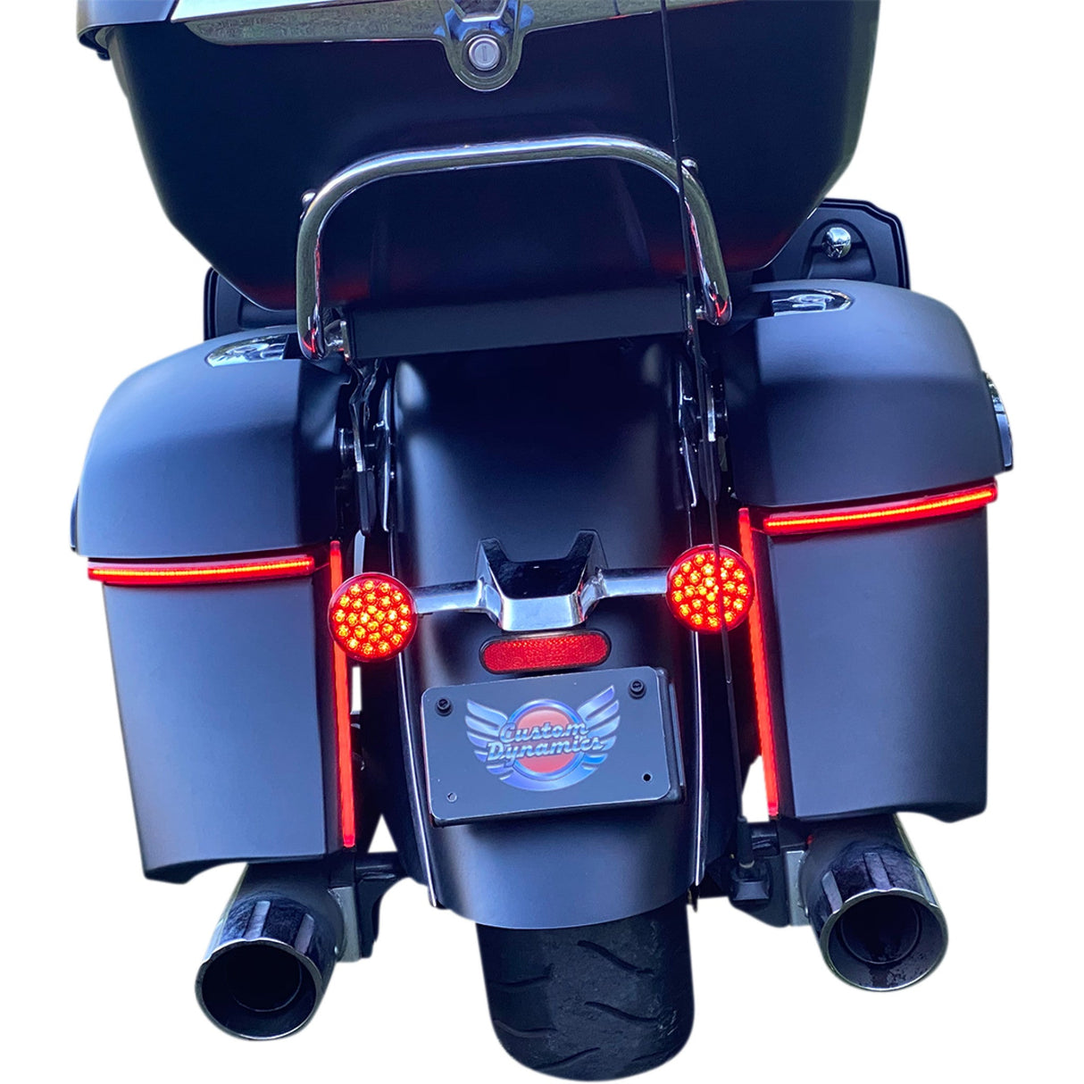 Custom Dynamics Bagz™ Saddlebag Light - CD-INDBAG-SWN-R For Indian 2019-2026