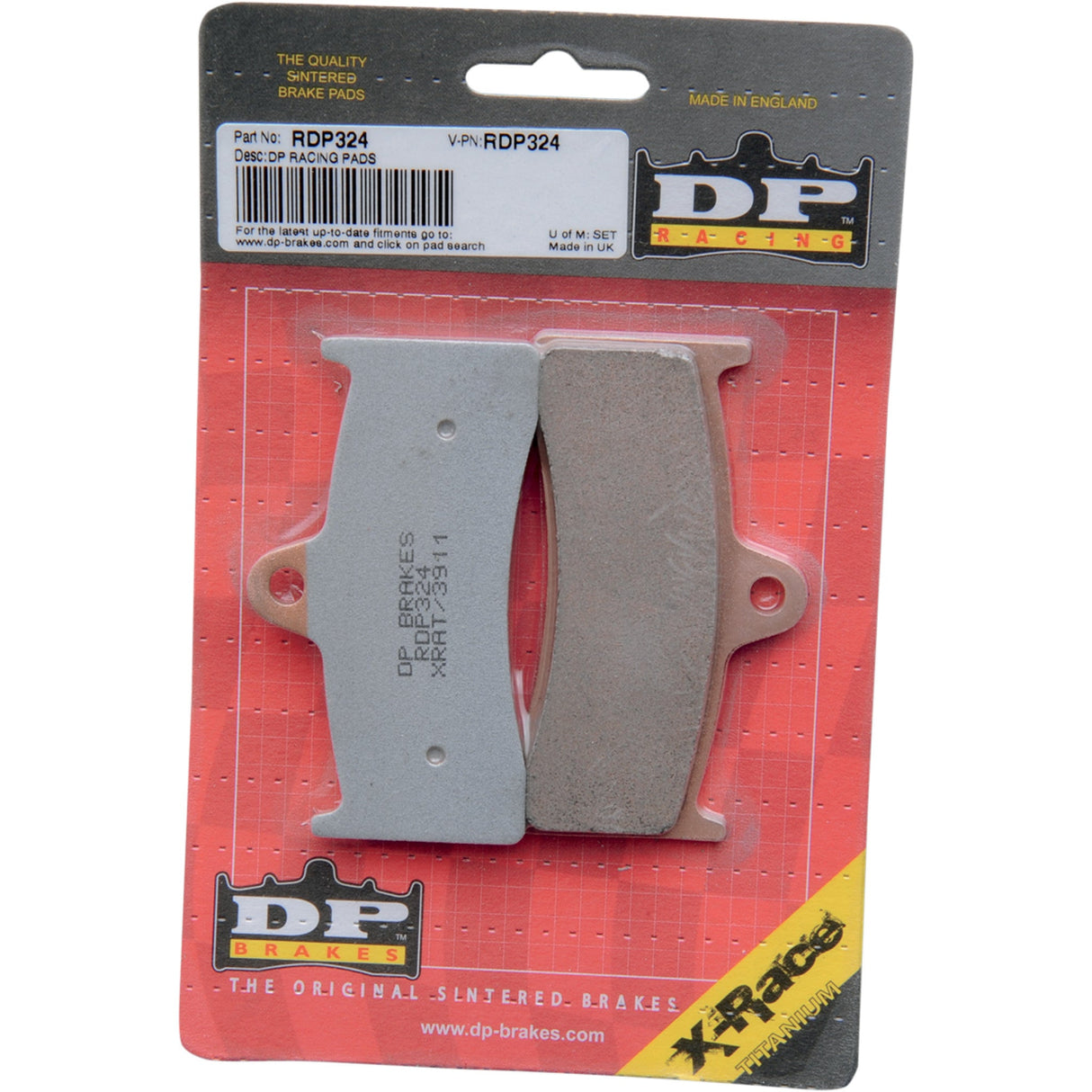 Dp Brakes Brake Pad - RDP324 Kawasaki Ninja 1996-1999