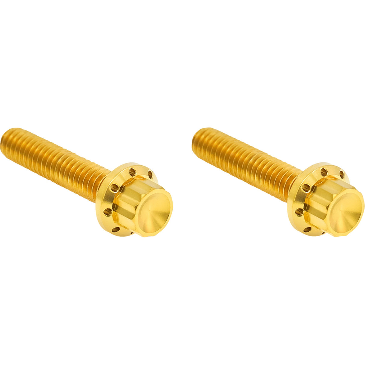 ARLEN NESS 2401-1817 300-708 Transmission Side Cover Titanium 12-Point Bolt Cover Bolt Kit - Hydraulic Clutch - Titanium - 12-Point - M8/Twin Cam - Gold