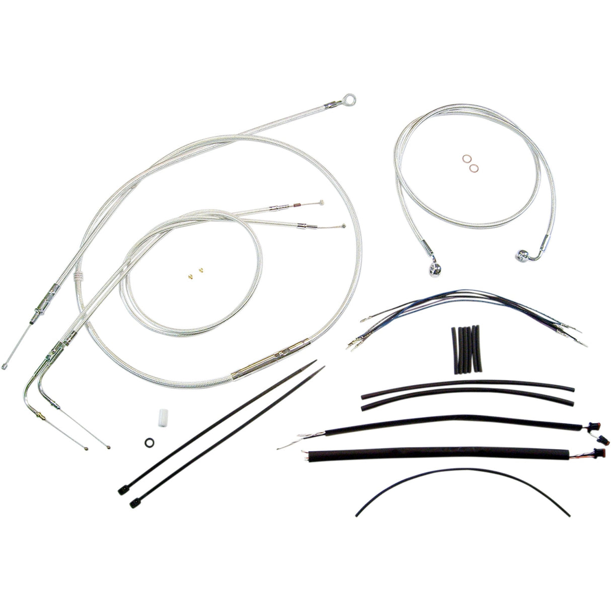 Magnum Shielding Cable Kit - 387273 For Harley Softail 2011-2014