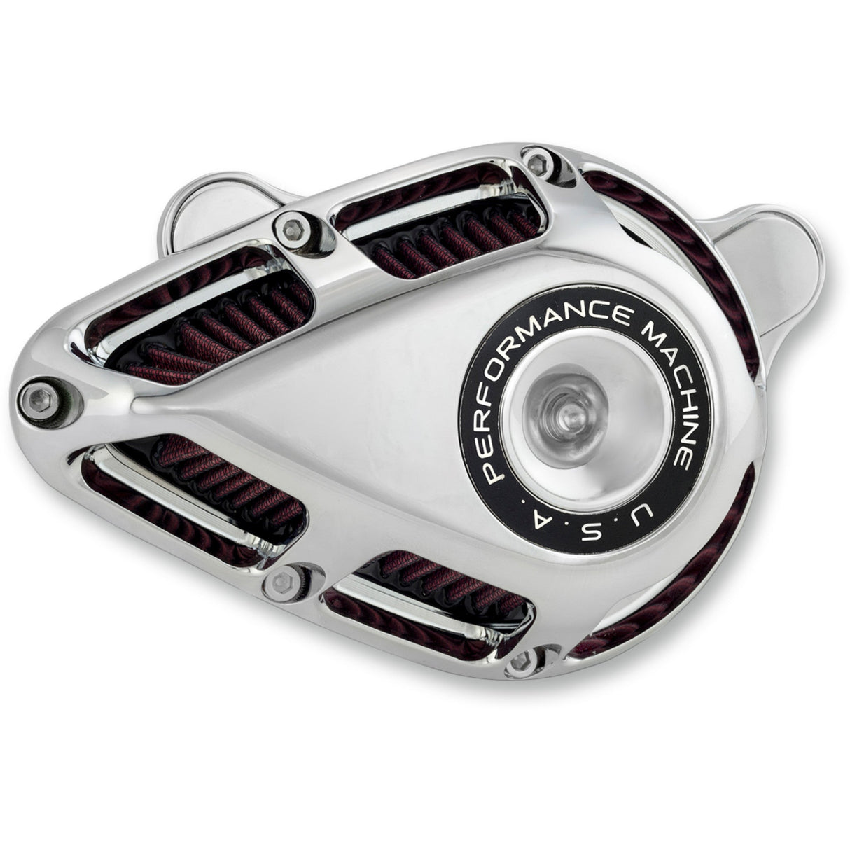 PERFORMANCE MACHINE (PM) 1010-1586 0206-2112-CH Jet Air Cleaner Kit - Chrome