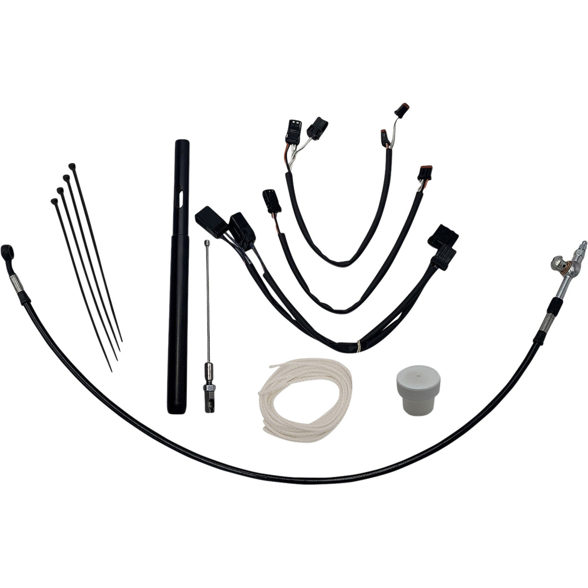 FAT BAGGERS INC. 0662-1079 109516-B Control Installation Kit - 16" - Black