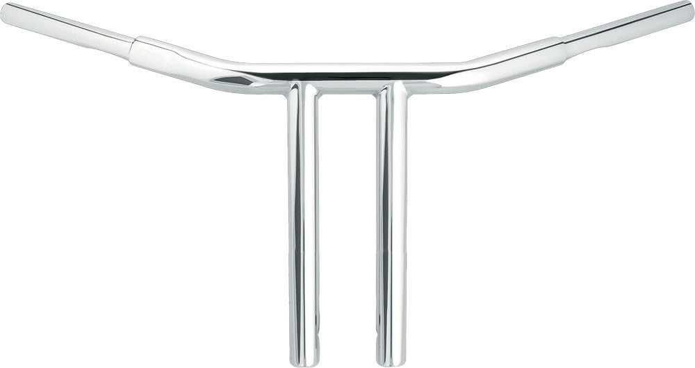 Wild 1 Chubby 12" Phsyco Drag Bar Chrome - WO564 For Harley Motorcycles 1974-2018
