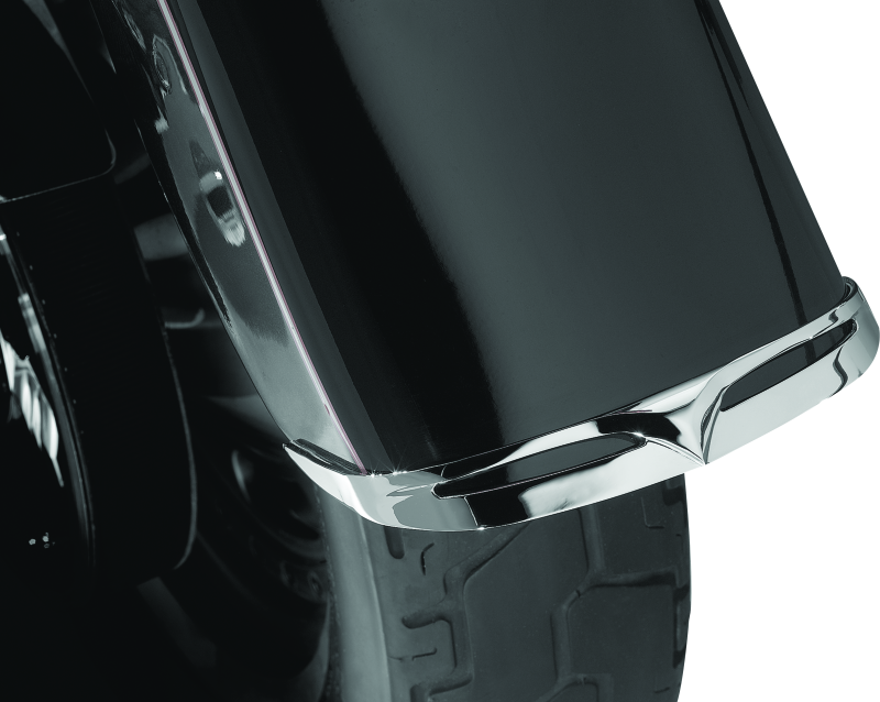Kuryakyn Fender Tip Front Leading Edge Fat Boy Models Chrome - 9013 For Harley Softail 1990-2017