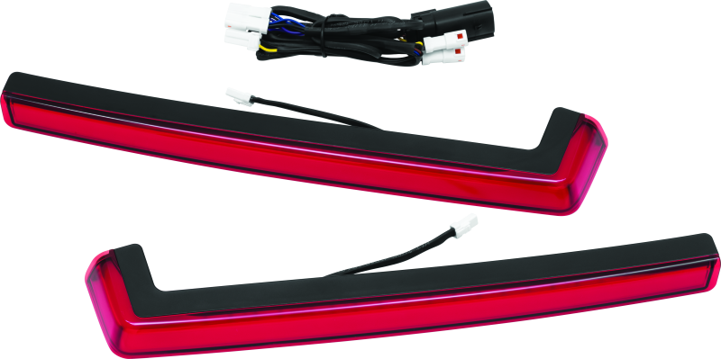 Kuryakyn 2943 Tracer Tour Pak Side Lights Red Lens