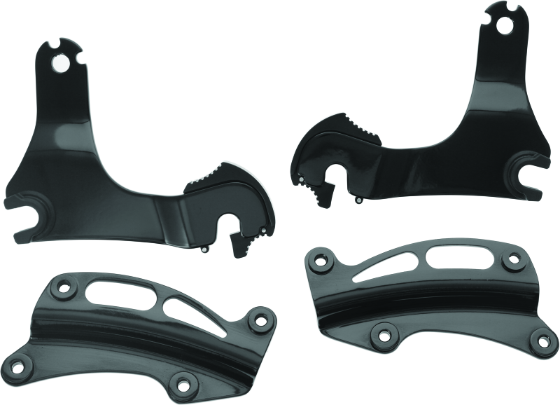 Kuryakyn Quick Release Mount For Multi-Purpose Backrest Black - 7088 For Harley Touring 2014-2026
