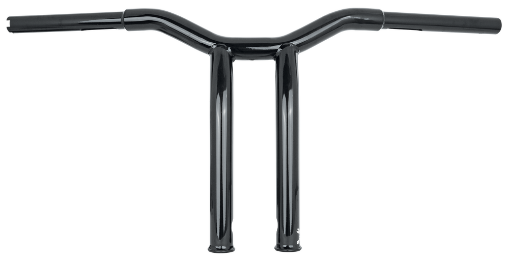 Burly Brand Dominator Raked Bar 12" 1.25" Gloss Black - B12-6052B For Harley Motorcycles 1980-2024 | Yamaha Watercraft 1998-2004