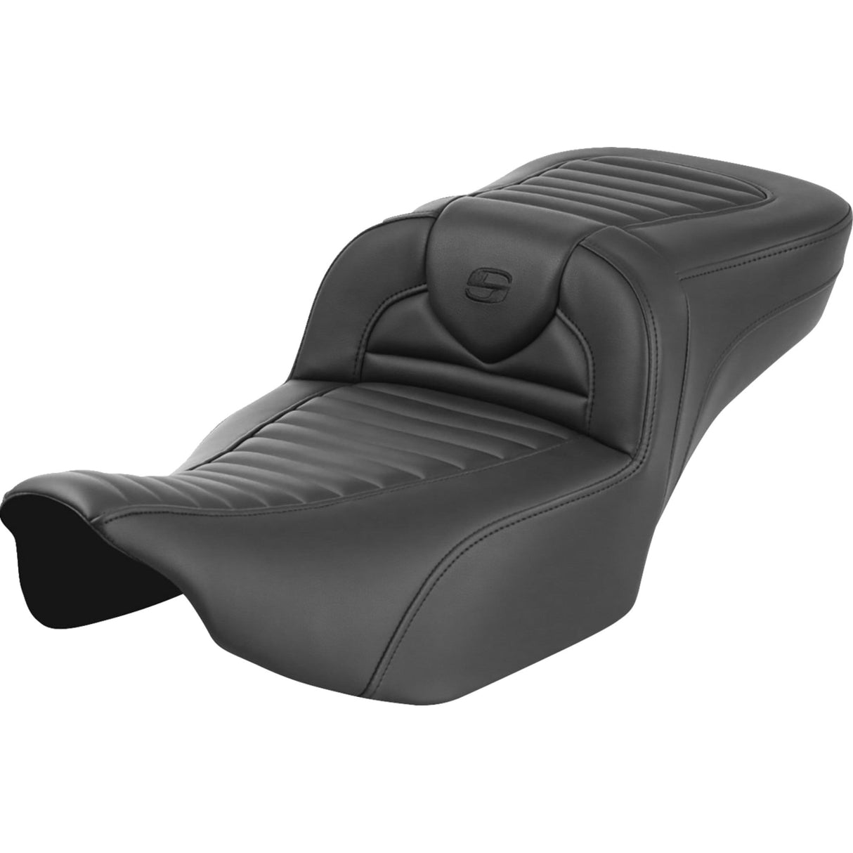 Saddlemen Roadsofa™ Extended Reach Seat Without Backrest Tuck-N-Roll - 823-07-20300 For Harley Touring 2023-2026