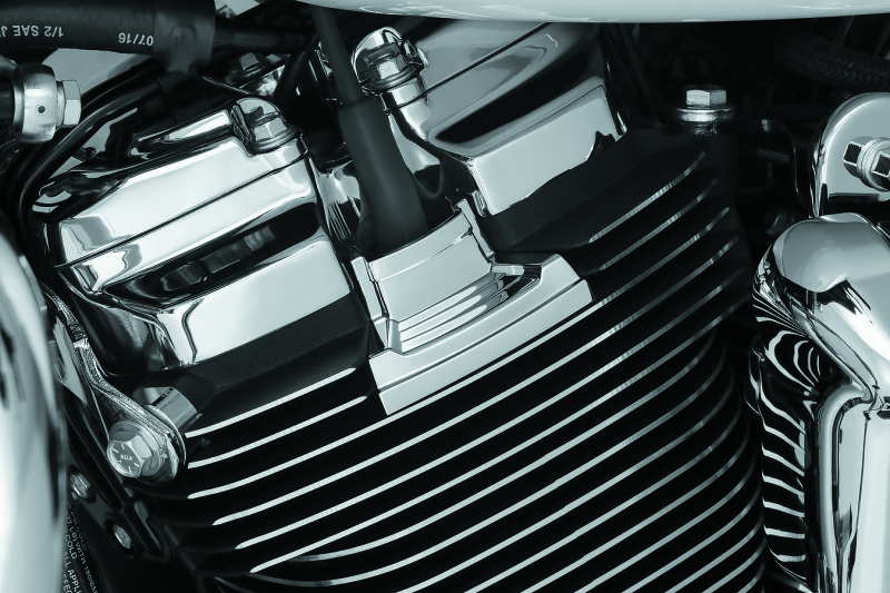 Kuryakyn 7185 Precision Spark Plug Cover Milwaukee-8 Chrome