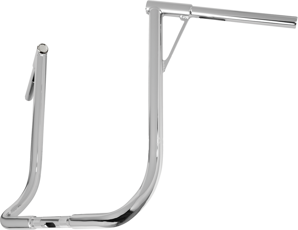 Burly Brand Louie-Bagger 8"BAR 1.25" TBW Chrome - B12-7007C For Harley Touring 1986-2024
