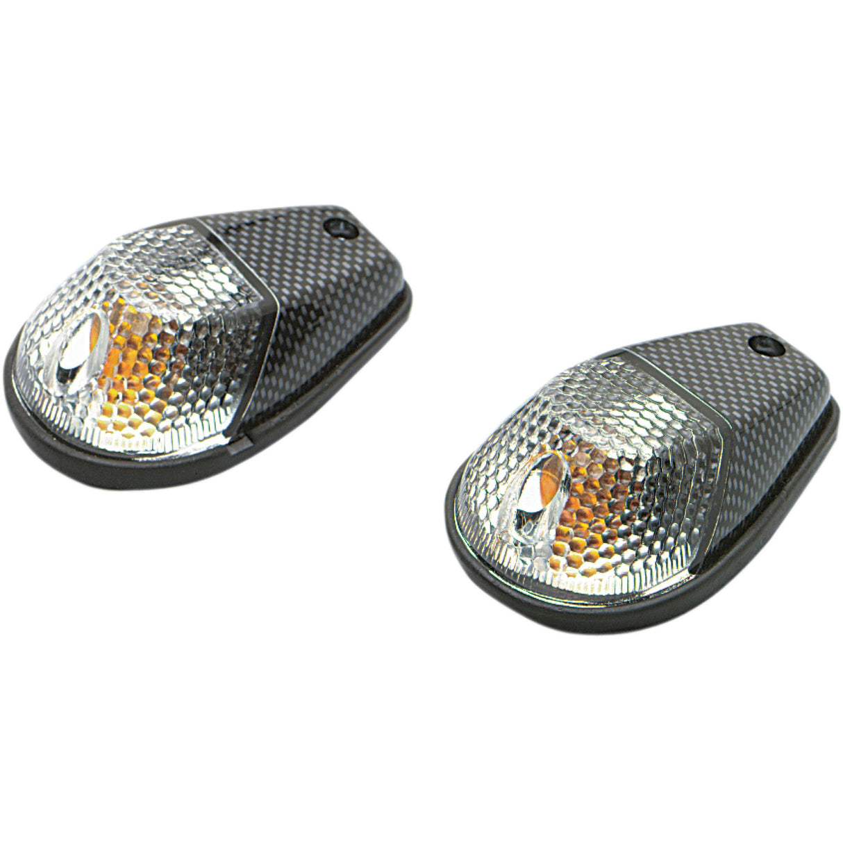 K&S TECHNOLOGIES 25-8015 25-8015 Flush Mount Marker Lights carbon/clear
