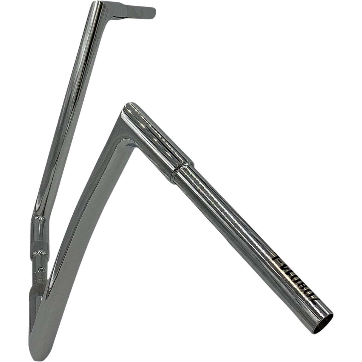 FAT Baggers INC. 1-1/4" EZ Install Flat Top Handlebar 14" Chrome - 708014 For Harley Motorcycles 2007-2025