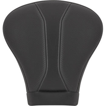 Saddlemen Dominator Pillion Pad Extended Reach Touring Black With Gray Stitching - 808-07B-0142EXT For Harley Touring 2008-2026