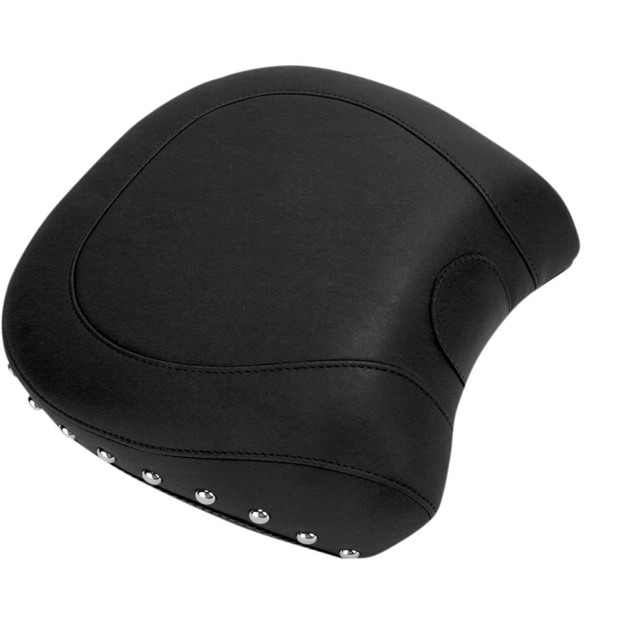 Mustang Wide Rear Seat Studded Black FL FX - 79533 For Harley Softail 2006-2017