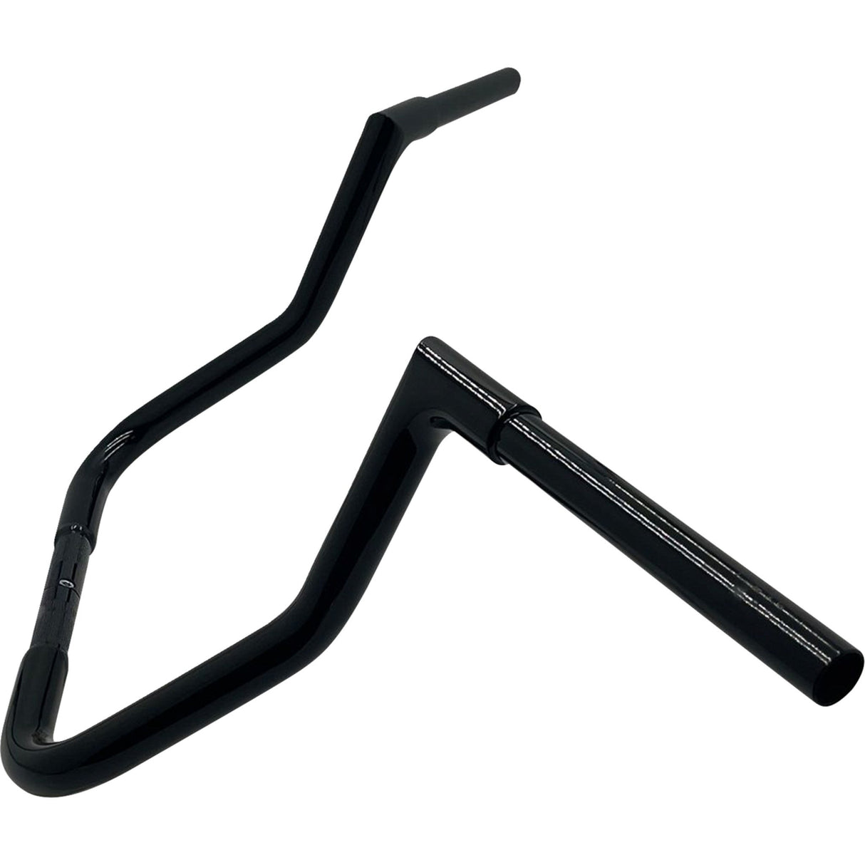 FAT Baggers INC. 1-1/4" EZ Install Flat Top Handlebar Reduced Reach 13" Black - 705013-B For Harley Touring 2008-2025