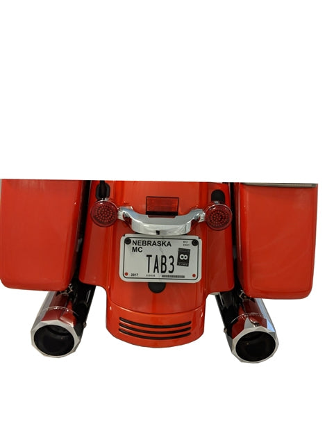 Tab Performance 4.5" B.A.M Stick Slip-On Mufflers | Chrome - Black Straight Tips, No Baffles 121-1297-B2-NB