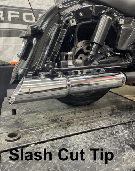 Tab Performance 121-1299-Z 50 Cal Slip-On for Touring Chrome -17 Up (Not Trikes) Zombie Baffles (Loud) Using Stock Cut or Other Tip
