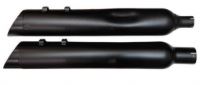 Tab Performance 121-2293-B-Z 2009-Up 4.5 Inch Black B.A.M Stick Slip-On Mufflers for Harley Davidson Trike Models Zombie Baffles (Loud) 4.5 Inch Black Slash Cut Tip