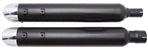 Tab Performance 4" B.A.M. Stick Slip-On Mufflers | Black - No Tips, No Baffles 121-2295-N-NB