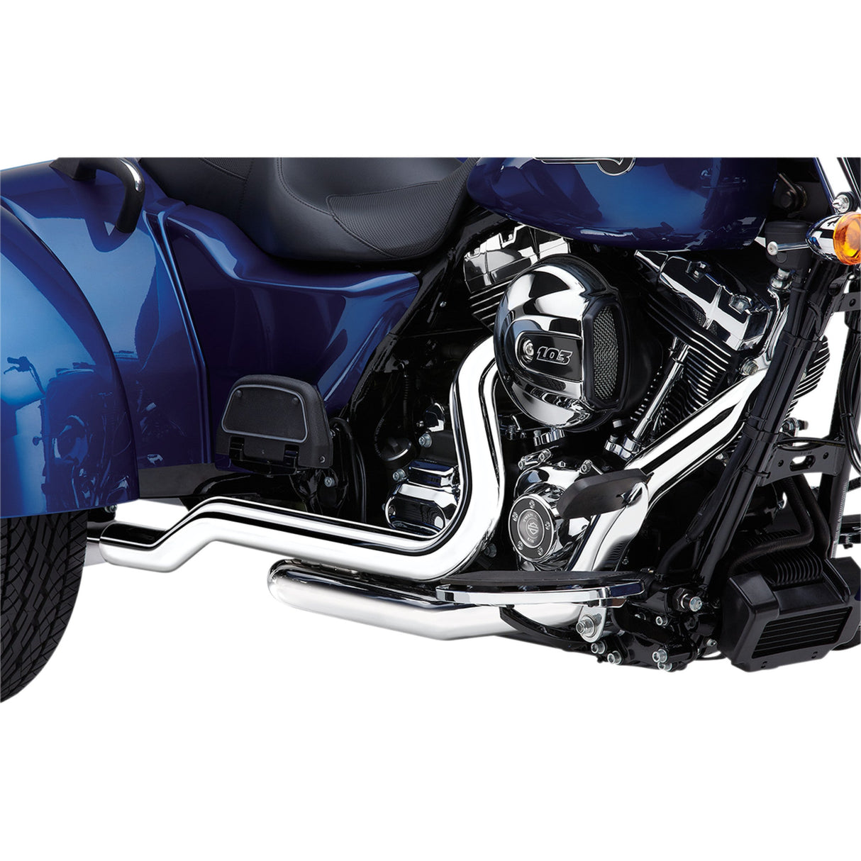 Cobra PowerPort 2-Into-2 Header System - 6254 For Harley Touring 2010-2016