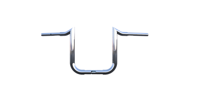 Tab Performance Folsom Prison FlexFitment Handlebars | 1.25" Clamping Area - 2015-2023 Road Glide, Chrome 125-1121-12-2015-2023-CHROME
