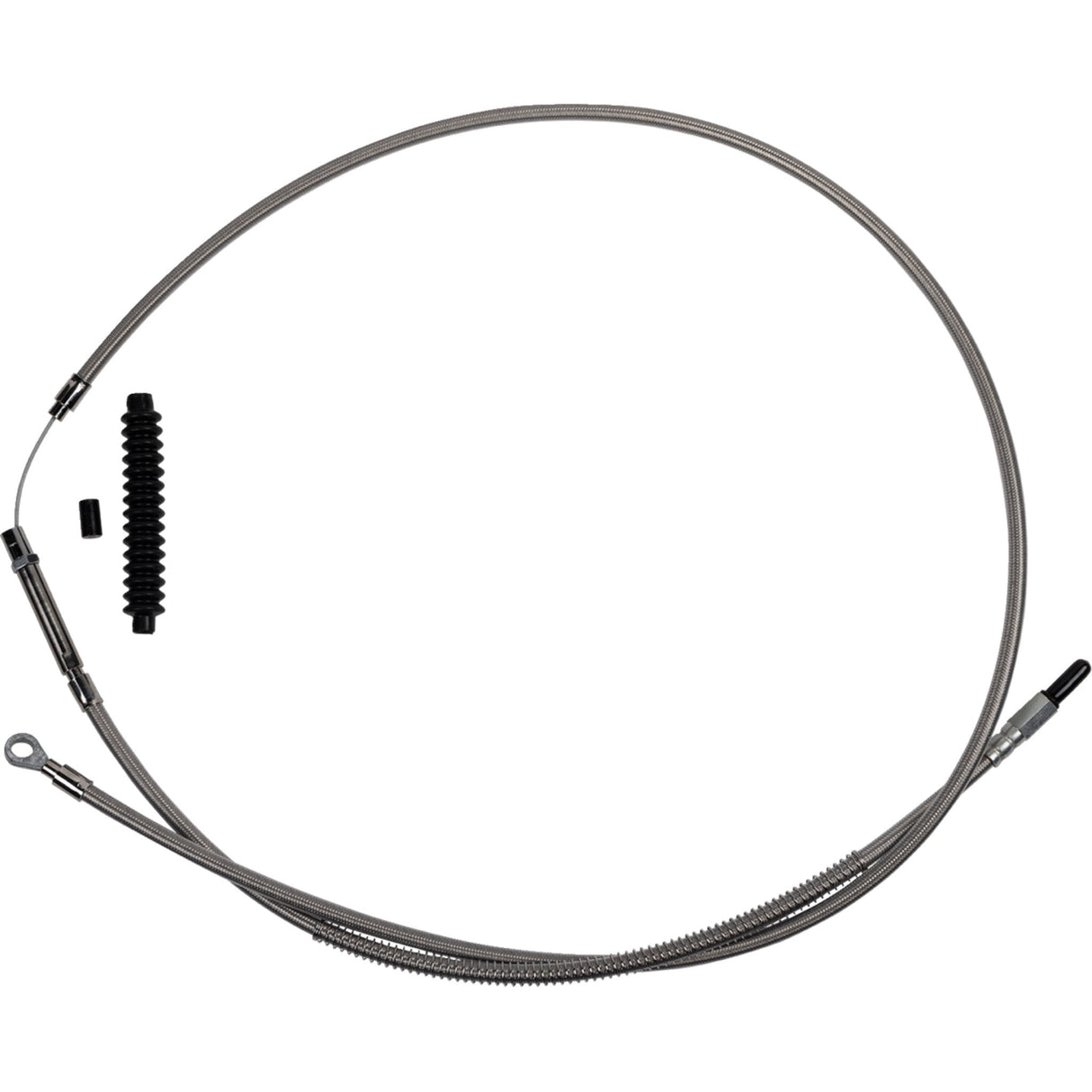 Barnett High-Efficiency Stainless Steel Clutch Cable For Harley-Davidson +10" - 102-30-10068-10 For Harley Touring 2021-2026
