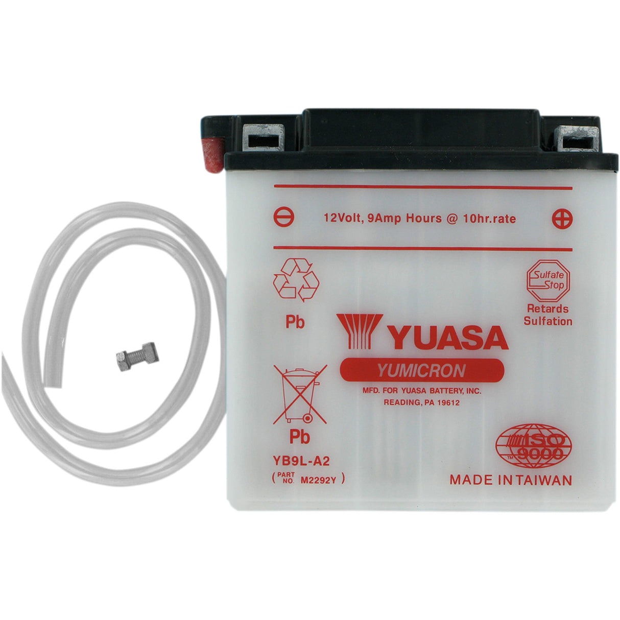 Yuasa Yumicron Battery - YUAM2292Y Yamaha ATV/UTV Models 1970-1972