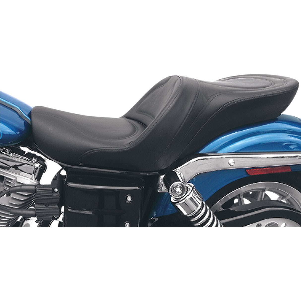 Saddlemen Explorer™ Seat Explorer™ Without Backrest Stitched Black - 804-04-0291 For Harley Dyna 2004-2005
