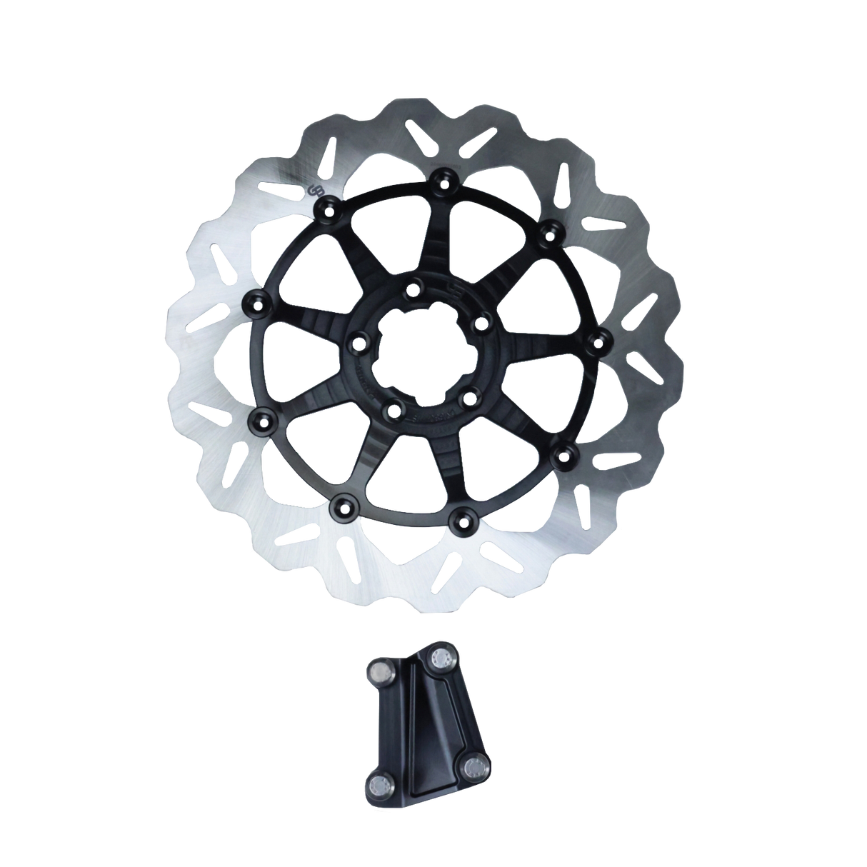 Original Garage Moto OG 13" Axial Big Brake Floating Rotor Kit For 18+ Softail - P-BR-27-BK For Harley Softail 2018-2026