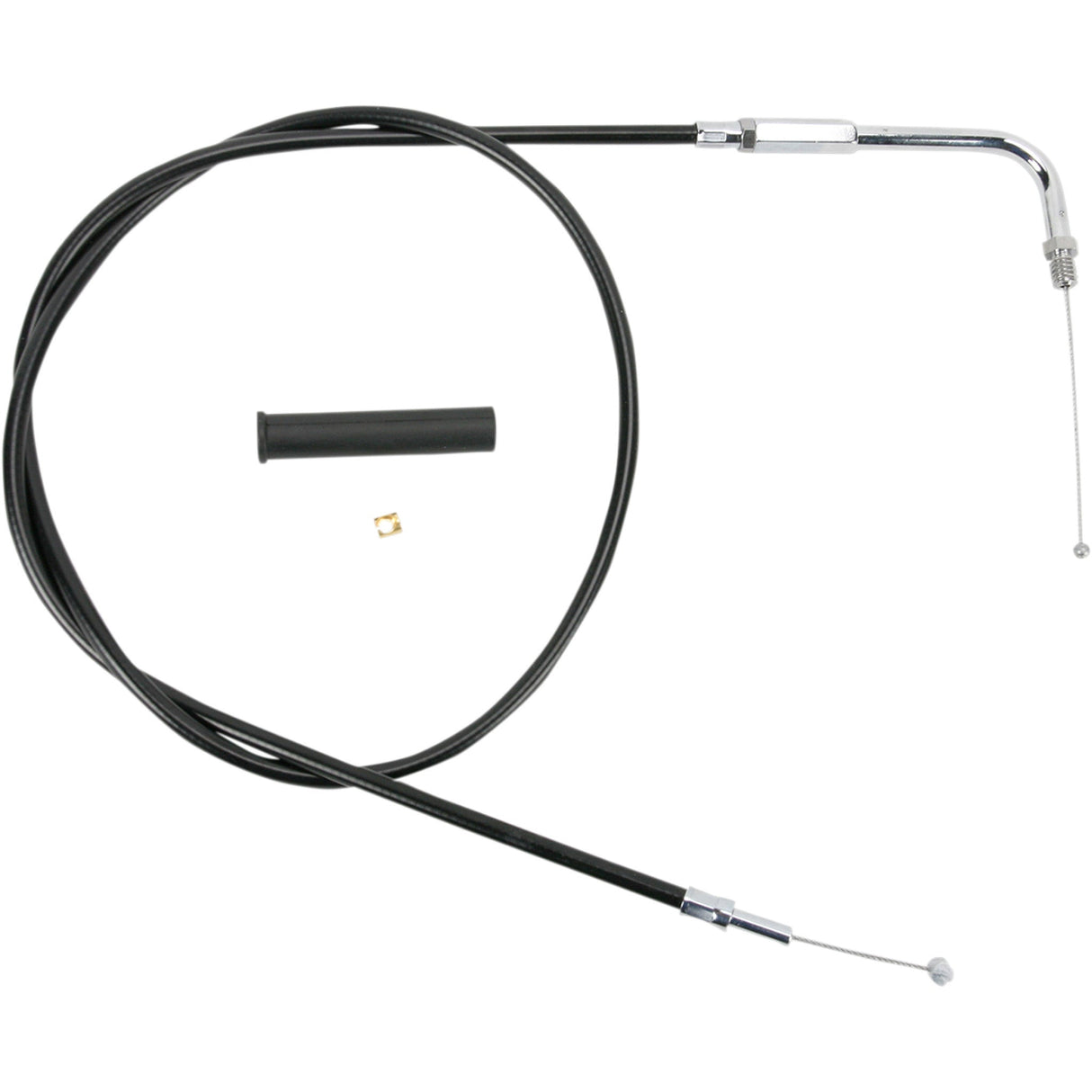 DRAG SPECIALTIES Black Vinyl Cable Throttle