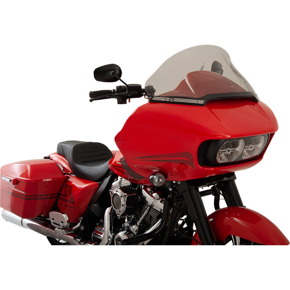 Klock Werks Pro-Touring Flare® Windshield 12" Tinted - KWW-01-0327 For Harley Road Glide 2015-2025
