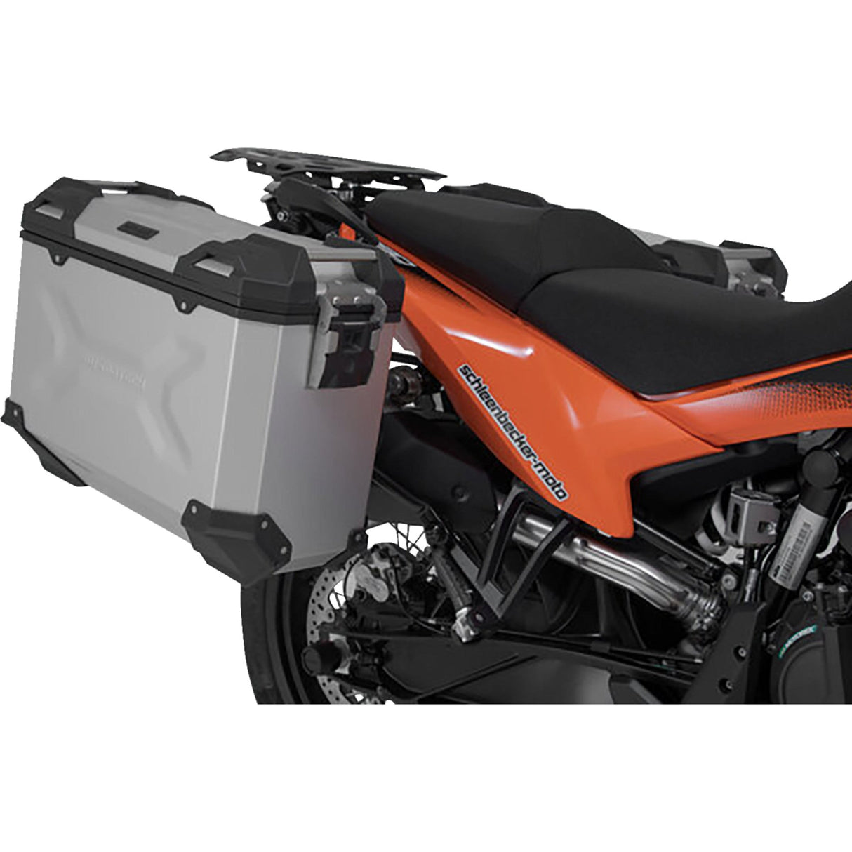 SW-MOTECH 3580-0417 KFT.04.521.70001/S TRAX ADV Aluminum Case System silver - ktm adventure 790/890/smt 890 '19-'24