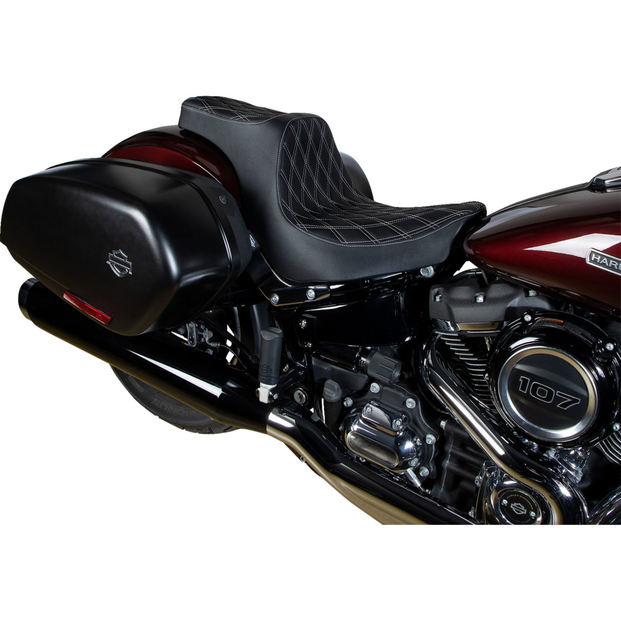 Drag Specialties Predator III Seat For Harley Softail 2018-2024