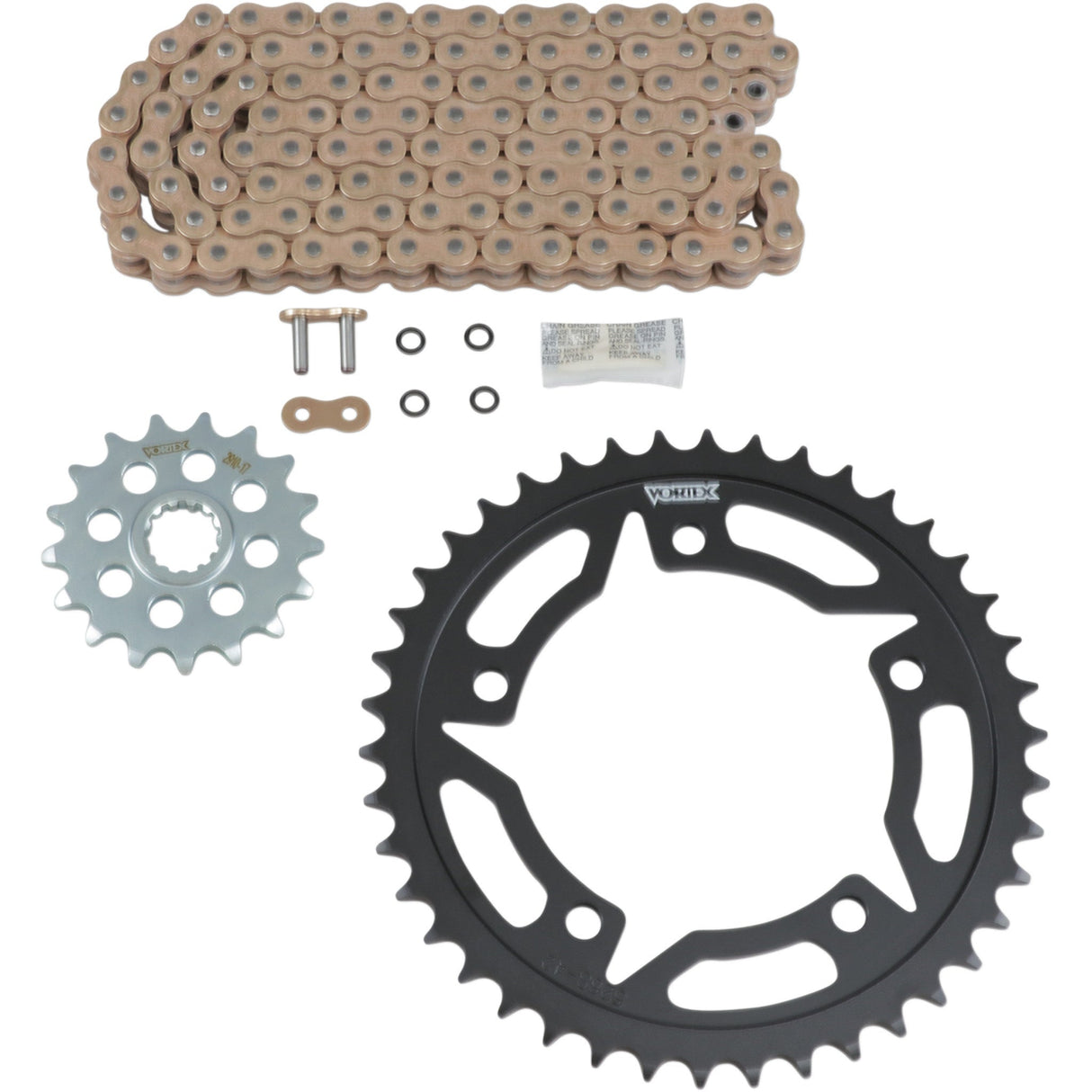 VORTEX 1230-1173 CKG6415 OES Original Equipment Steel Chain Kit Chain Kit - Gold - Suzuki - GSX-S 750/Z