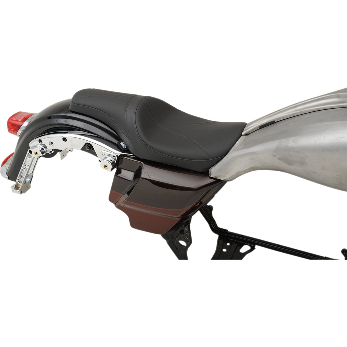 Drag Specialties Predator Seat Mild Stitched Yaffe Gas Tank Fl - 0801-1073 For Harley Touring 2008-2023
